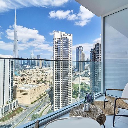 Luxury Studios With Burj Khalifa Or Canal View In Downtown - Marquise Square Tower Dubai Bagian luar foto