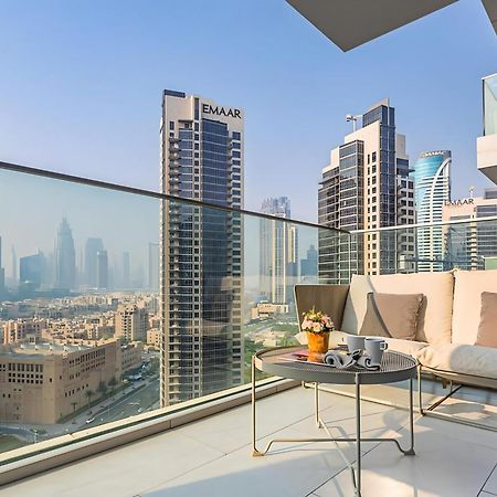 Luxury Studios With Burj Khalifa Or Canal View In Downtown - Marquise Square Tower Dubai Bagian luar foto