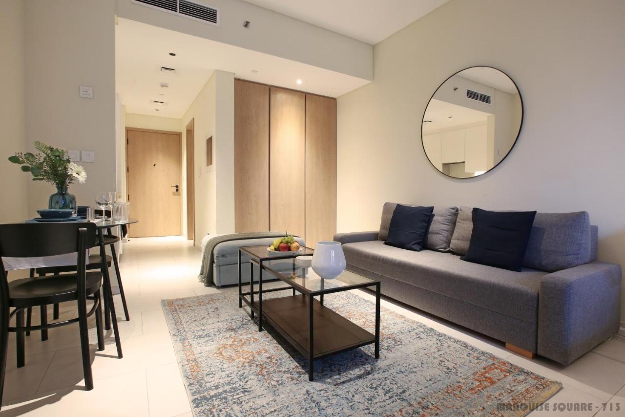 Luxury Studios With Burj Khalifa Or Canal View In Downtown - Marquise Square Tower Dubai Bagian luar foto