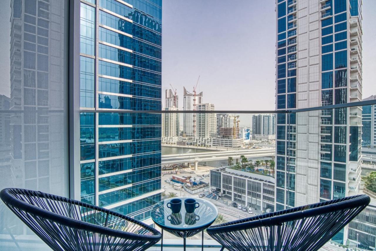 Luxury Studios With Burj Khalifa Or Canal View In Downtown - Marquise Square Tower Dubai Bagian luar foto