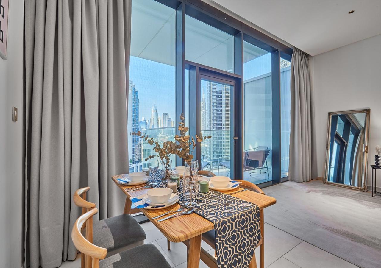 Luxury Studios With Burj Khalifa Or Canal View In Downtown - Marquise Square Tower Dubai Bagian luar foto