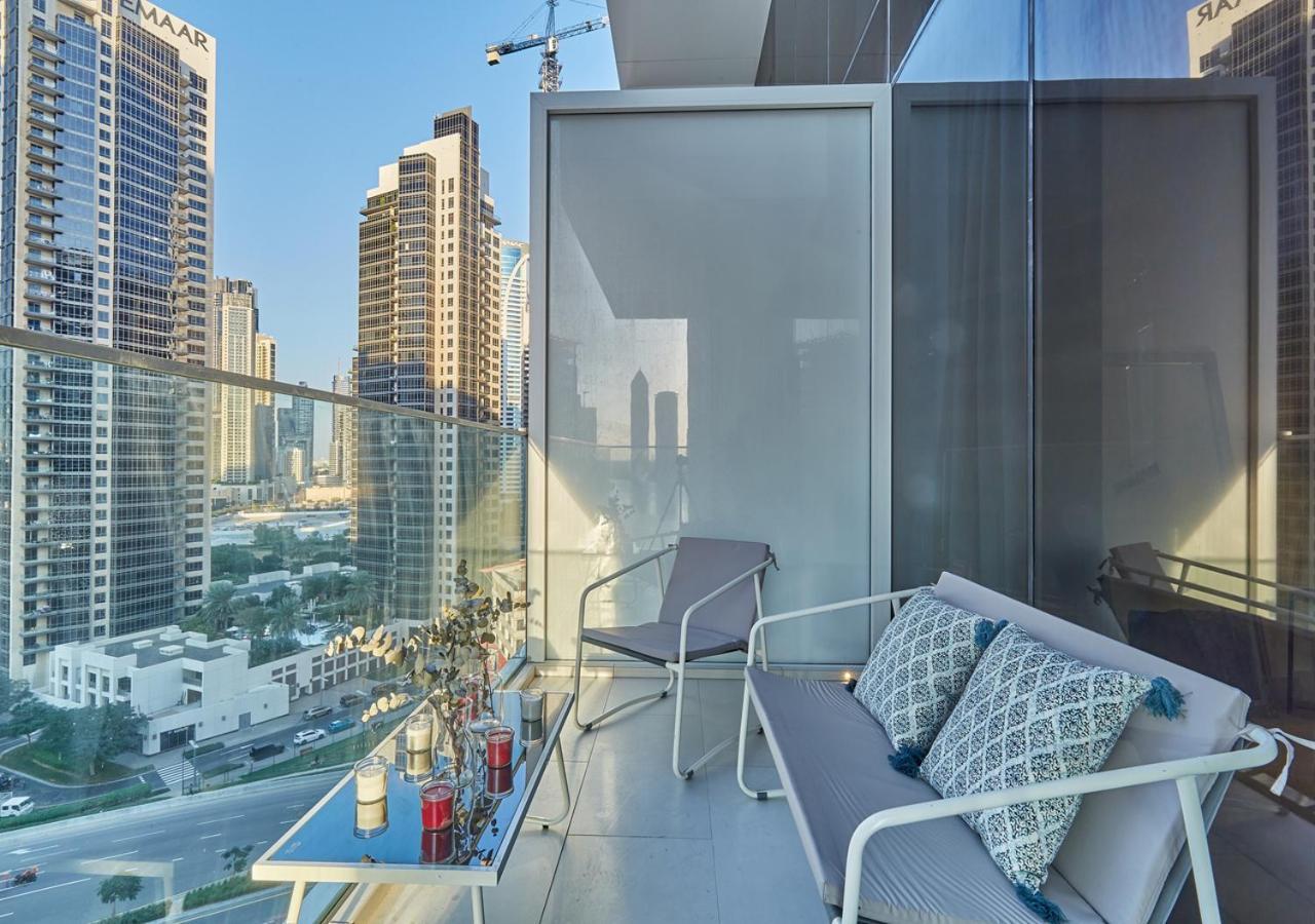 Luxury Studios With Burj Khalifa Or Canal View In Downtown - Marquise Square Tower Dubai Bagian luar foto