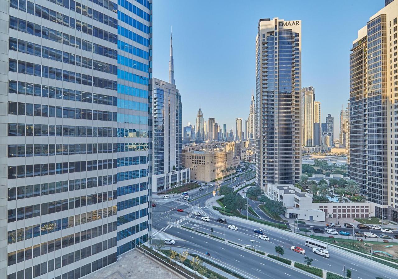 Luxury Studios With Burj Khalifa Or Canal View In Downtown - Marquise Square Tower Dubai Bagian luar foto